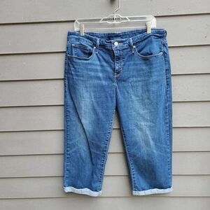 Levis Cropped Cuff Jeans Size 16W